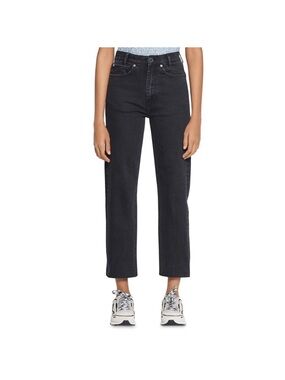 Sandro paris High-Rise Straight Ankle Jeans size 38